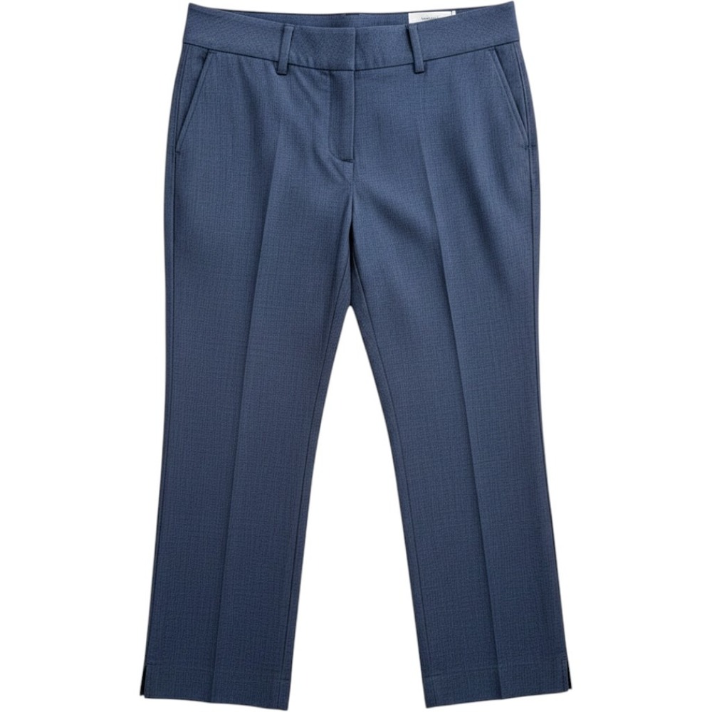 Ann‎ Taylor Signature Chambray Cropped Ankle Pants tailored Size 10 NWT